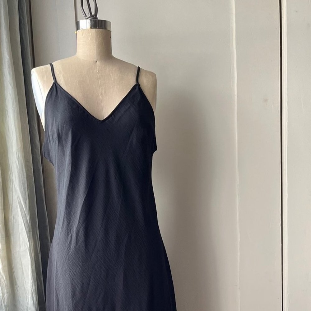 Black lightweight spaghetti strap dress